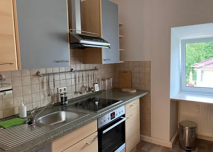 Am Saaleknie アパート